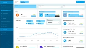 screenshot of eleveo Workforce Optimization
